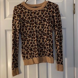 Leaped print sweater